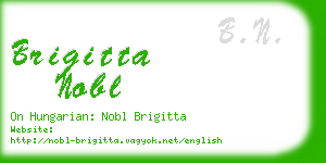 brigitta nobl business card